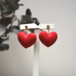 boucle-coeur-rouge-bombé-polymère-jpg