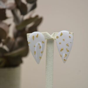 puce blanche doré polymère résine jpg