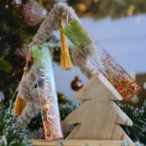 marque-page-résine-joyeux-noel